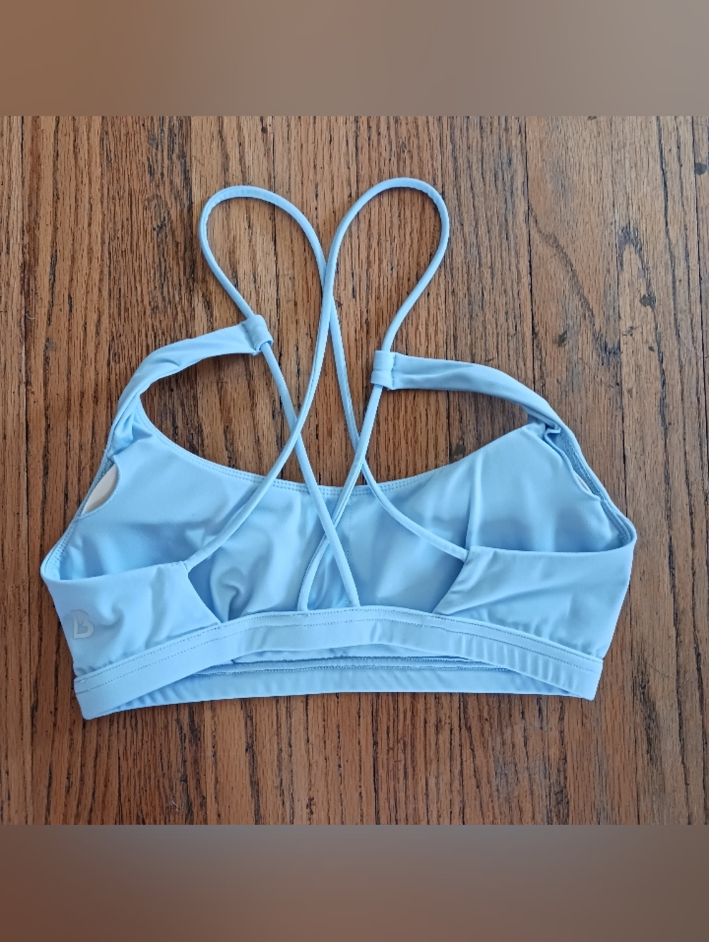 BuffBunny Light Blue Strappy Sportsbra